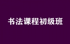 书法课程初级班